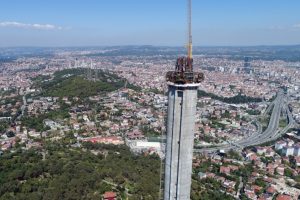 &Ccedil;amlıca Kulesi antenini bekliyor