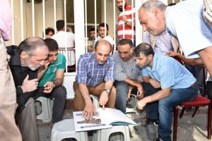 Bursa'da Edebali 296 haneyi ziyaret etti