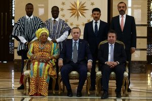 Erdoğan Gana B&uuml;y&uuml;kel&ccedil;isi Mancell-Egala'yı kabul etti