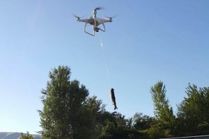 Oltanın yetişemediği yere drone yetişti