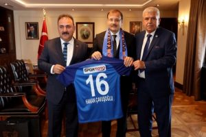 Bursa'da Karacabey Birlikspor'dan &Ccedil;avuşoğlu'na ziyaret