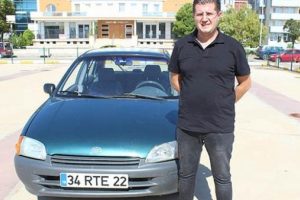 "RTE" plakalı aracından 350 bin TL istiyor