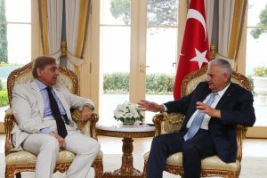 Başbakan Yıldırım, Pencap Eyaleti Başbakanı Şerif'i kabul etti