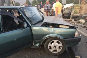 İzmir'de feci kaza: 4 yaralı