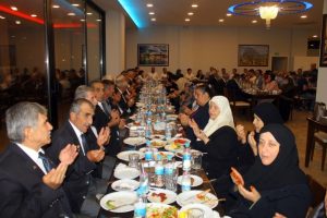 Bursa'da gaziler yemekte bir araya geldi
