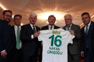 Başbakan Yardımcısı &Ccedil;avuşoğlu, Bursaspor y&ouml;netimini ağırladı