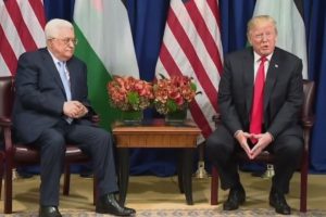 Trump, Filistin Devlet Başkanı Abbas ile g&ouml;r&uuml;şt&uuml;
