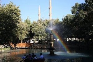 Havalar serinledi vatandaşlar oraya akın etti