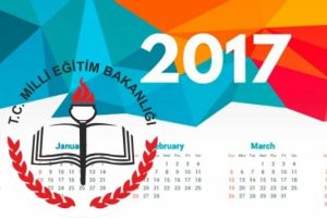 2017-2018 eğitim &ouml;ğretim yılı MEB &ccedil;alışma ve iş takvimi