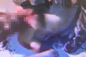Mesaj dayağının g&ouml;r&uuml;nt&uuml;leri ortaya &ccedil;ıktı
