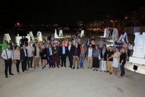 Bursa Nil&uuml;fer'in kent estetiğine 9 heykel daha kazandırıldı