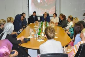 Bosna Hersekli iş kadınları Bursa İneg&ouml;l TSO'yu ziyaret etti