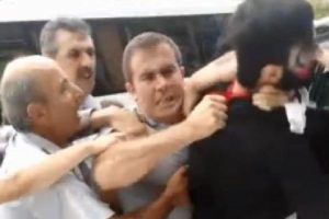 &Ouml;zel g&uuml;venlikten &uuml;niversitelilere sert m&uuml;dahale