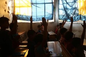 Ablukadaki Doğu Guta'da eğitim m&uuml;cadelesi