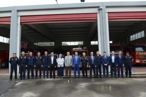 Bursa İneg&ouml;l Belediye Başkanı Aktaş'tan itfaiye m&uuml;d&uuml;rl&uuml;ğ&uuml;ne ziyaret