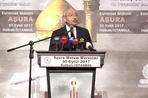 Kılı&ccedil;daroğlu, Evrensel Aşura Matem Merasimine katıldı