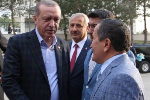 Cumhurbaşkanı Erdoğan'dan belediyeye ziyaret