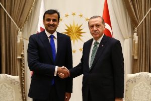 Cumhurbaşkanı Erdoğan Katar Emiri ile g&ouml;r&uuml;şt&uuml;