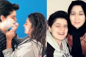 Lezbiyen &ccedil;iftin aşkına anne desteği!
