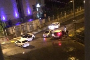 Nefes kesen hırsız polis kovalamacası kamerada