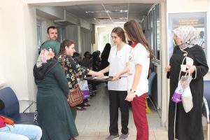 Bursa &Ccedil;ekirge Devlet Hastanesi'nde anne s&uuml;t&uuml; standı