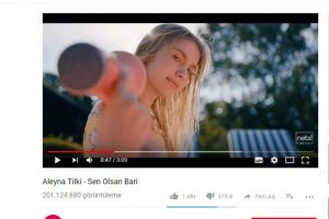 Aleyna 200 milyonu devirdi