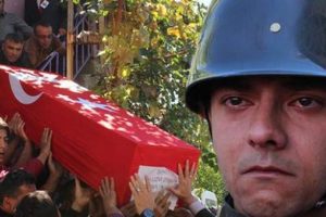 Şehidin cenaze t&ouml;reninde g&ouml;zyaşları sel oldu