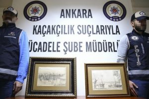 'Milli ressam'ın kayıp iki eseri İstanbul'da ele ge&ccedil;irildi