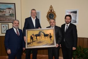 AK Parti Bursa İl Başkanı Salman'dan &Ouml;zkan'a ziyaret