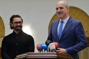 Kurtulmuş, Aamir Khan ile bir araya geldi