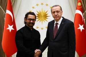 Cumhurbaşkanı Erdoğan, Hindistanlı oyuncu Khan'ı kabul etti