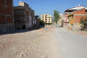 Bursa'da Huzur Caddesi'ndeki yıkımda sona doğru