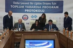 Daha g&uuml;venli bir eğitim ortamı i&ccedil;in imzalar atıldı