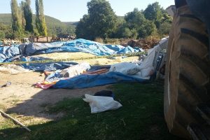 Bursa'da kolunu arpa makinesine kaptıran Suriyeli gen&ccedil; kız &ouml;ld&uuml;