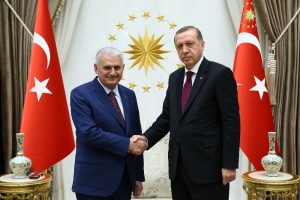 Cumhurbaşkanı Erdoğan, Başbakan Yıldırım'ı kabul etti