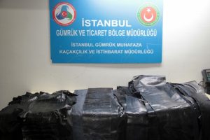 Atat&uuml;rk Havalimanı'da yılan ve timsah derisi yakalandı