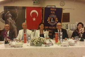 Yeşil Lions, ADD Bursa Şubesi Başkanı'nı konuk etti