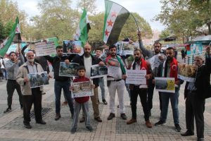 Bursa'da yaşayan Suriyelilerden İdlib operasyonuna destek