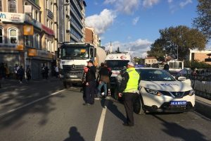 Kadınına &ccedil;arpıp ka&ccedil;an beton mikseri şof&ouml;r&uuml; yakalandı
