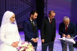 Erdoğan ve Yıldırım, Bakan Soylu'nun oğlunun d&uuml;ğ&uuml;n&uuml;ne katıldı