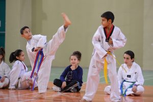 Bursa Yıldırım'da &ccedil;ocuklara &uuml;cretsiz taekwondo