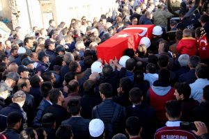 Erzurumlu şehit son yolculuğuna uğurlandı