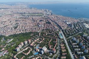 Halkalı Sirkeci tren hattı inşaatı havadan g&ouml;r&uuml;nt&uuml;lendi