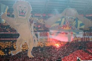 Galatasaray taraftarından yeni koreografi!