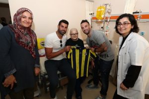 Volkan ve Valbuena'dan anlamlı ziyaret
