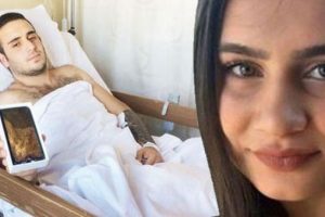 Helin g&ouml;zleri &ouml;n&uuml;nde &ouml;ld&uuml;r&uuml;ld&uuml;, 5 santimle kurtuldu!