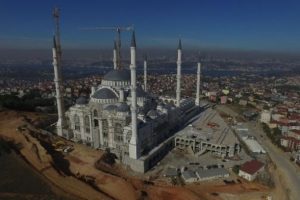 &Ccedil;amlıca cami inşaatında yeni bir "ilk"