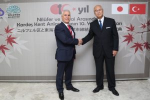 Bursa Nil&uuml;fer-Tokai kardeşliğinin 10. yıld&ouml;n&uuml;m&uuml;ne renkli kutlama
