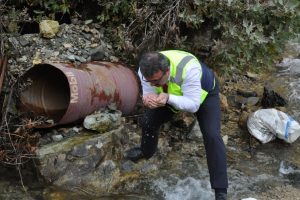 Bursa Hocak&ouml;y Barajı'nda &ccedil;alışmalar tam gaz