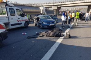 Kuzey Marmara Otoyolu'nda kaza: 2 &ouml;l&uuml;